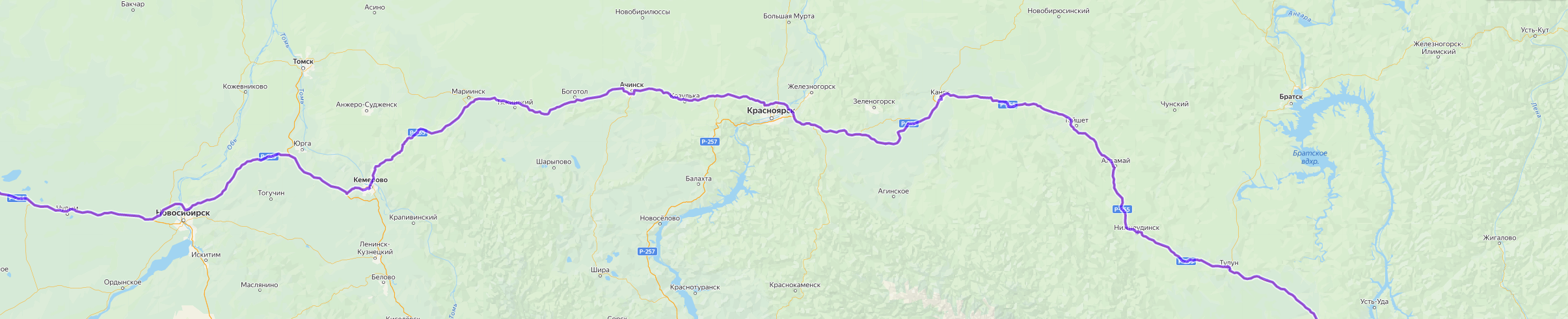 Доставка грузов из Луховки - карта транспортной логистики